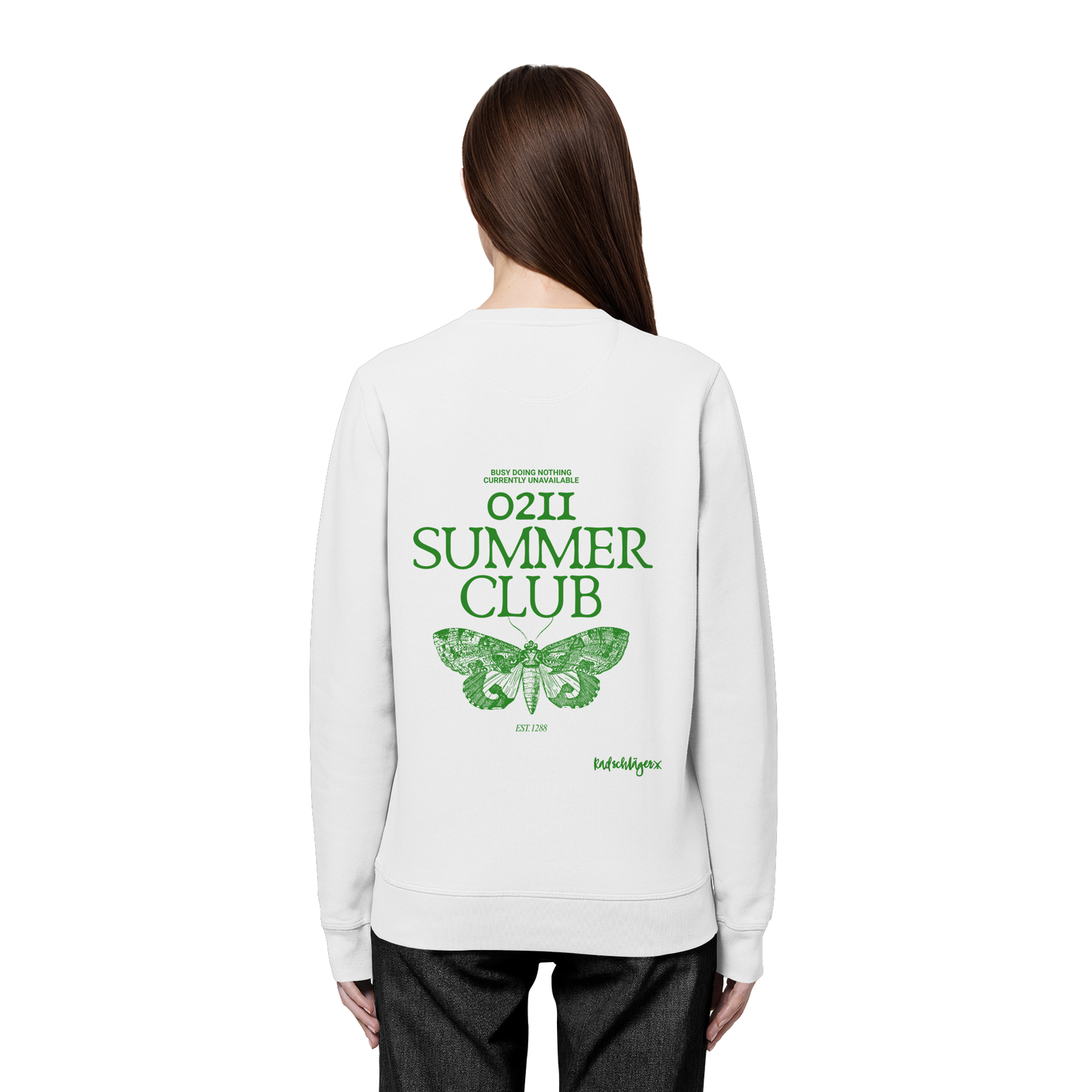 0211 Summer Club - Green Escape - Organic Basic Unisex Sweatshirt