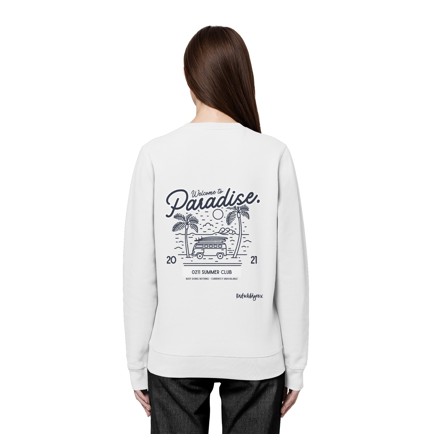 0211 Summer Club - Welcome to Paradise - Organic Basic Unisex Sweatshirt