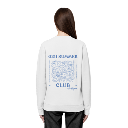 0211 Summer Club - Botanical Drift - Organic Basic Unisex Sweatshirt