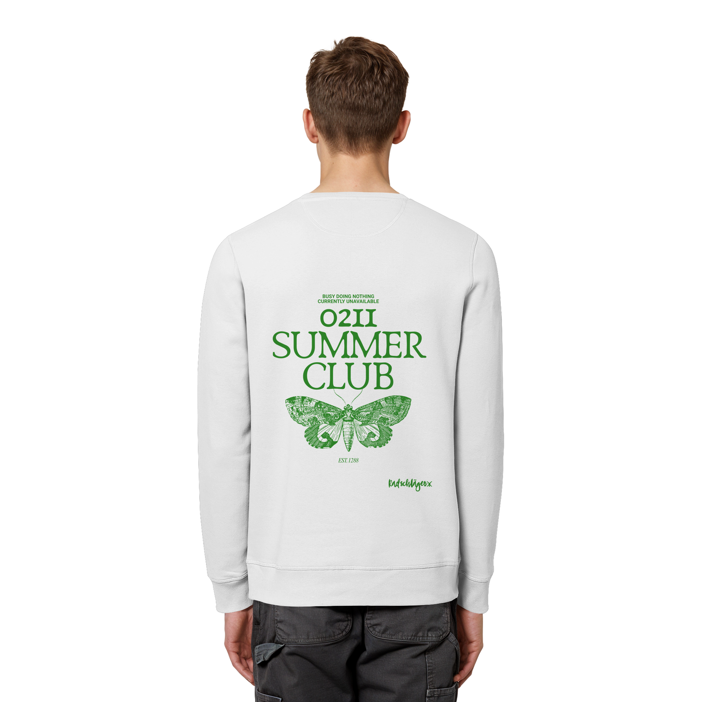 0211 Summer Club - Green Escape - Organic Basic Unisex Sweatshirt
