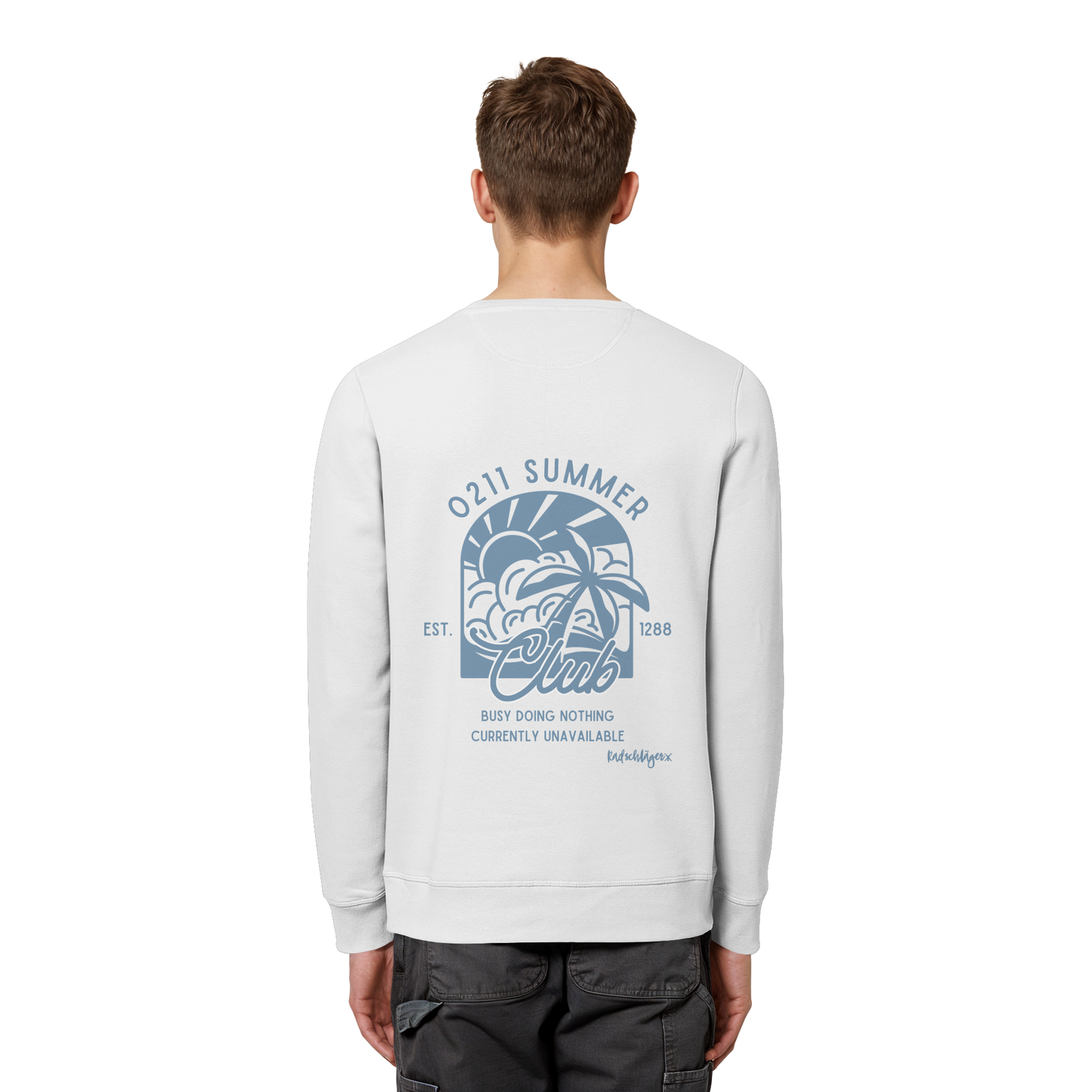 0211 Summer Club - Sunset Routine - Organic Basic Unisex Sweatshirt