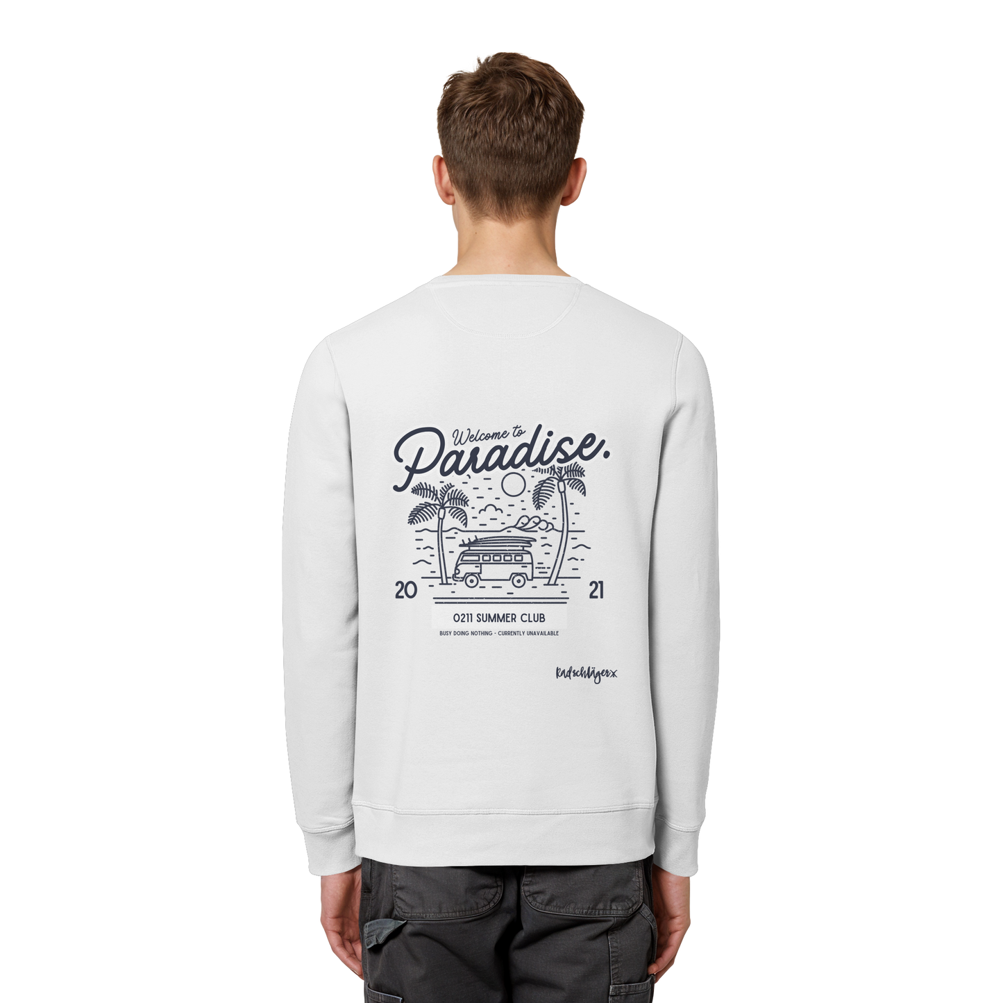 0211 Summer Club - Welcome to Paradise - Organic Basic Unisex Sweatshirt