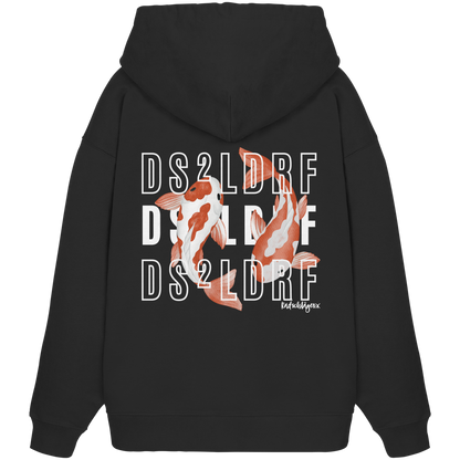 0211-Koi - Organic Oversized Hoodie