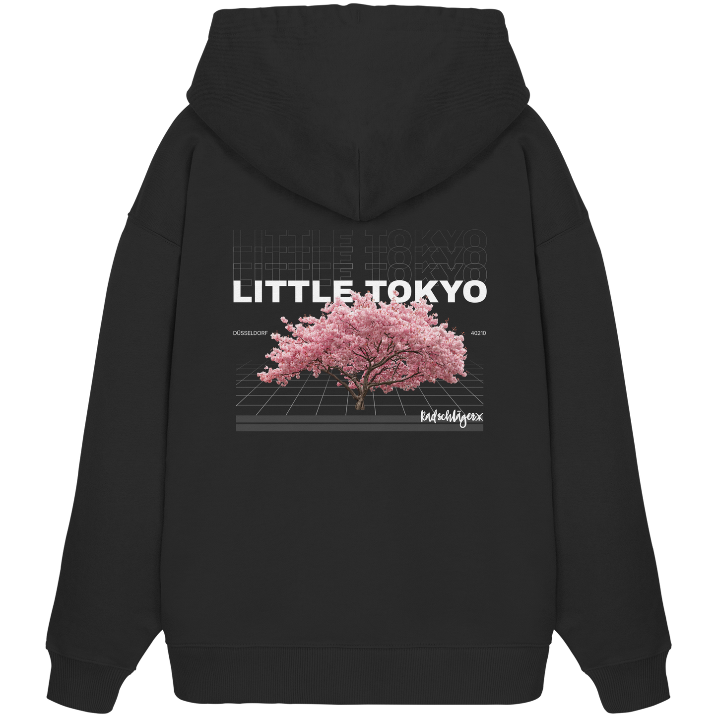 0211-Little Tokyo - Organic Oversized Hoodie