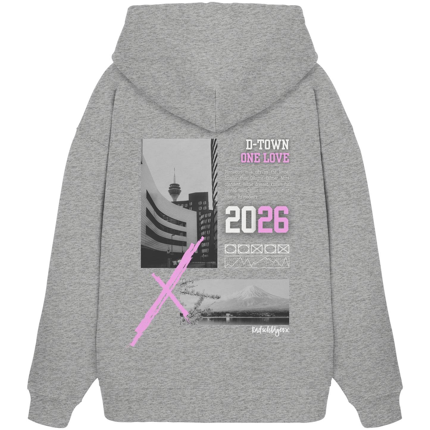 0211-OneLove - Organic Oversized Hoodie