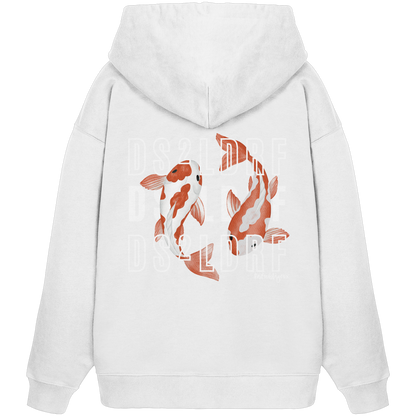 0211-Koi - Organic Oversized Hoodie
