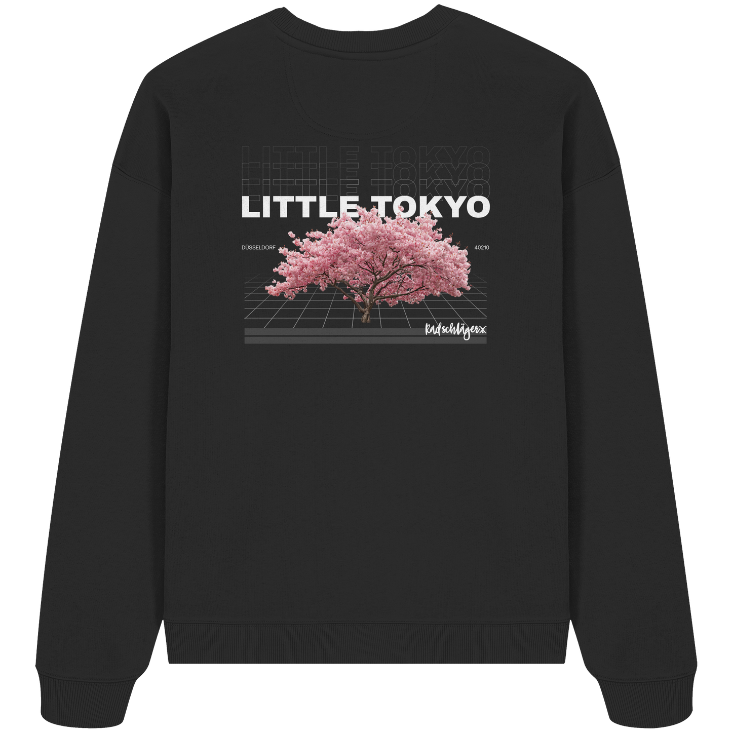 0211-Little Tokyo - Organic Oversized Sweatshirt