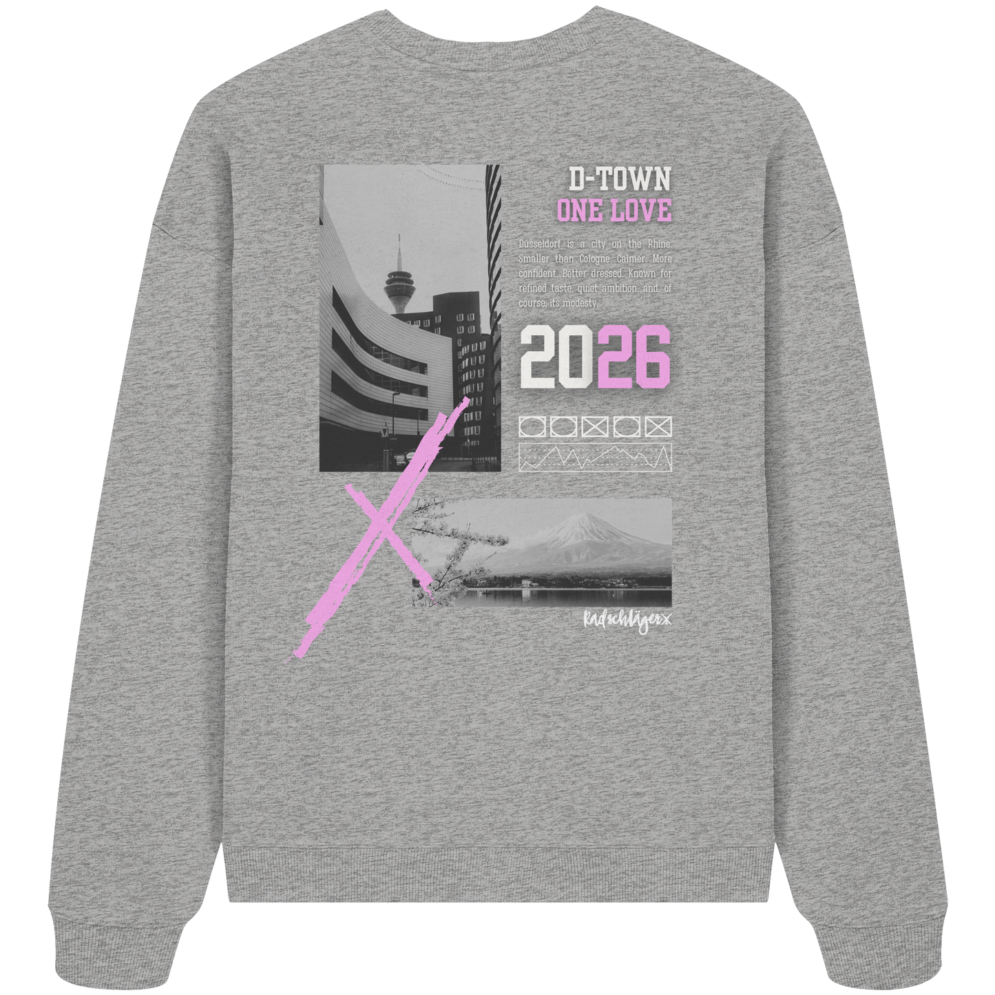 0211-OneLove - Organic Oversized Sweatshirt