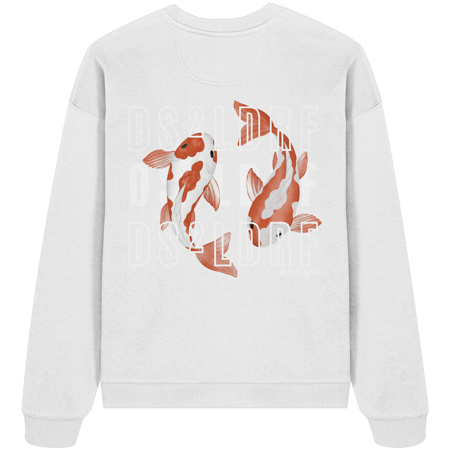 0211-Koi - Organic Oversized Sweatshirt
