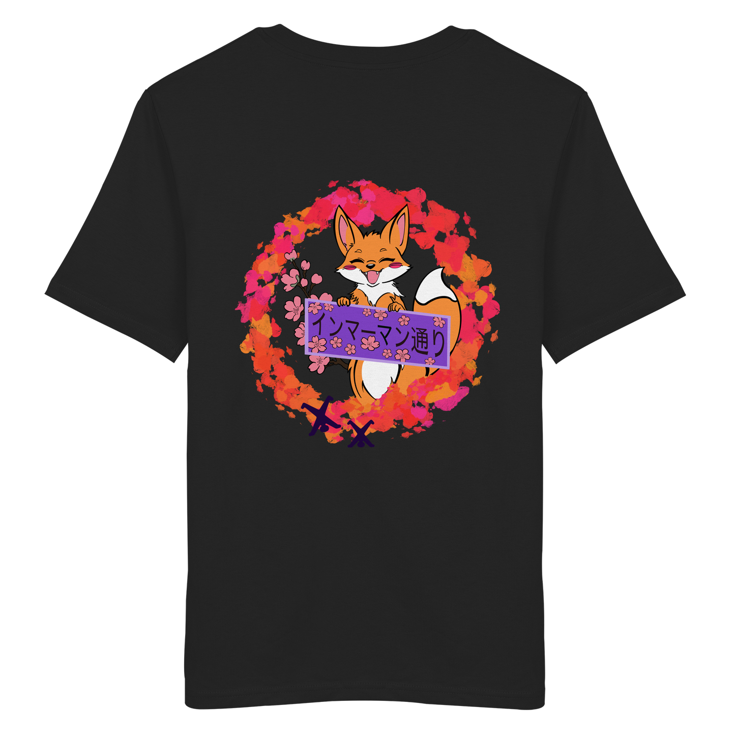 Japan - Fox - Red - Organic Shirt