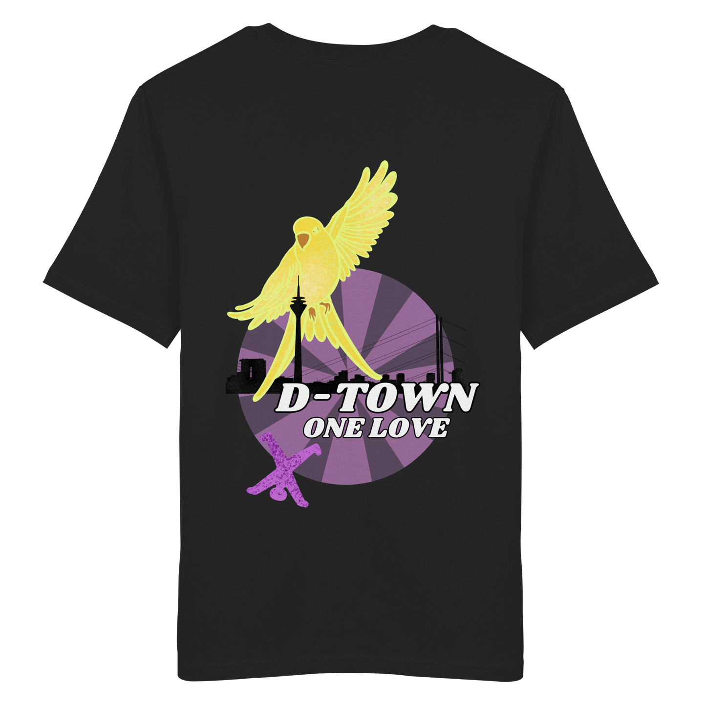 Rising Bird - Yellow - Organic Shirt
