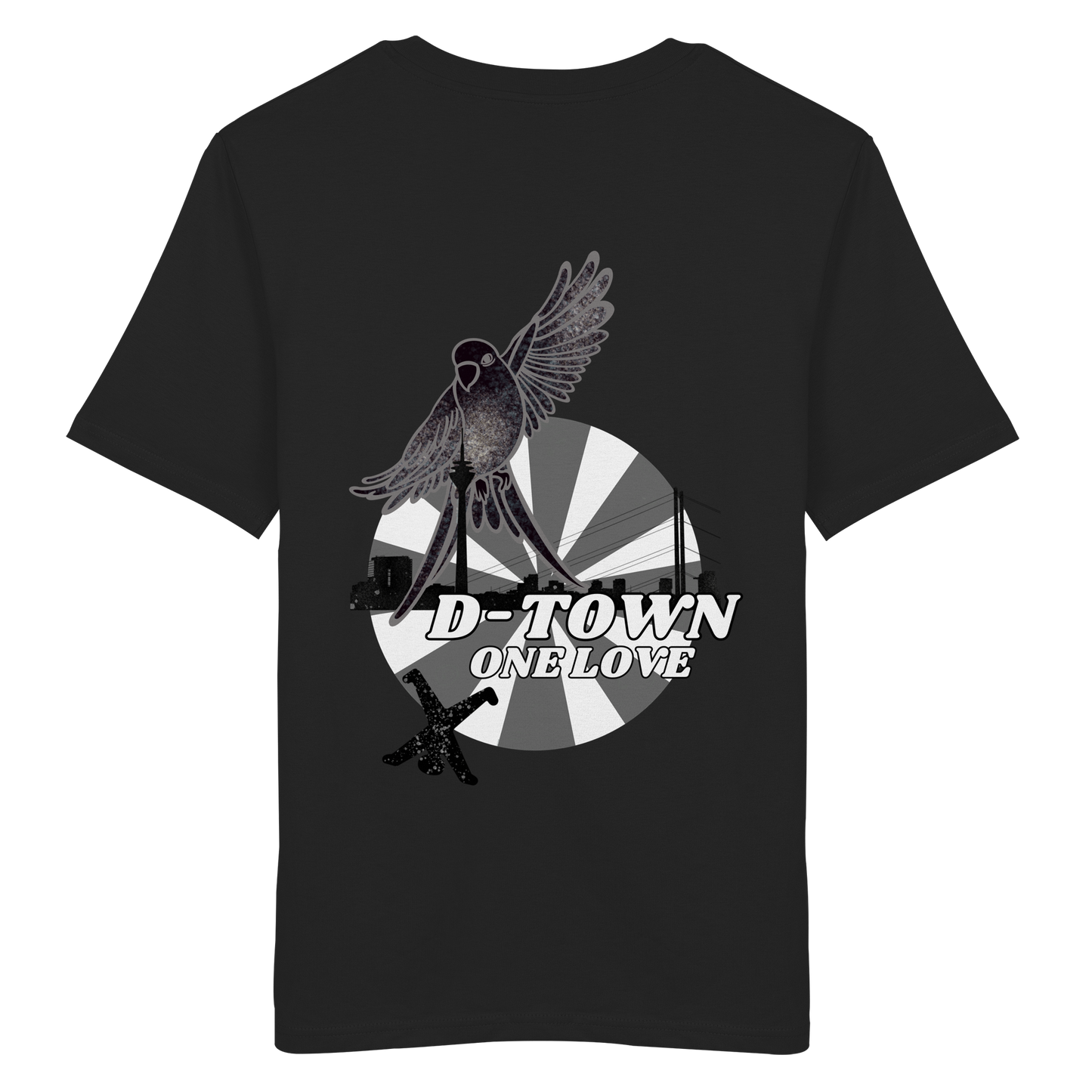 Rising Bird - Monochrome - Organic Shirt