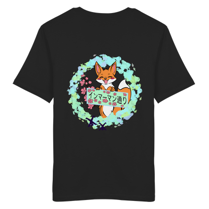 Japan - Fox - Green - Organic Shirt