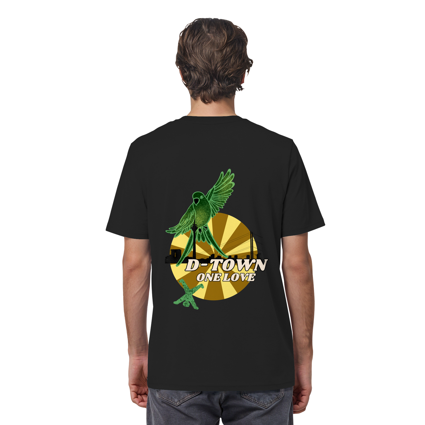 Rising Bird - Green - Organic Shirt