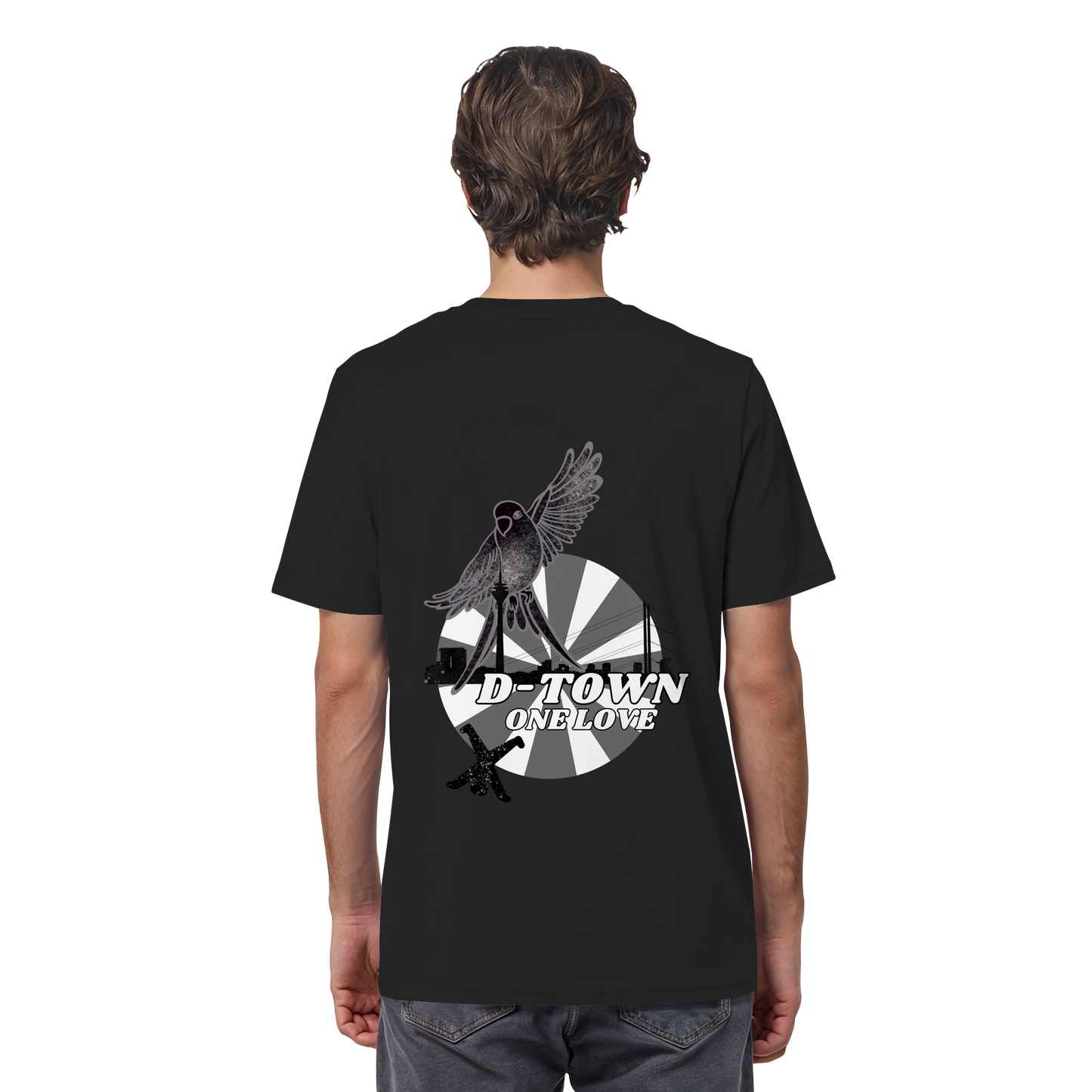 Rising Bird - Monochrome - Organic Shirt