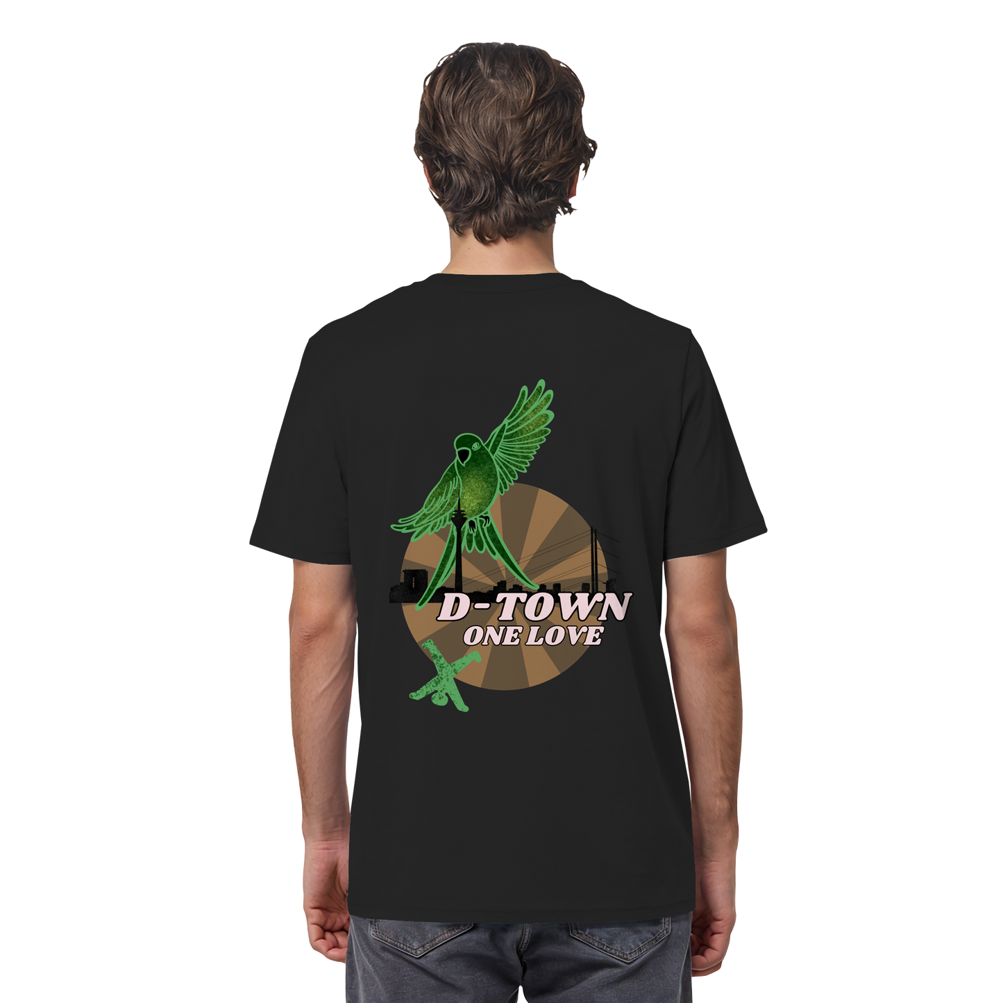 Rising Bird - Maron - Organic Shirt