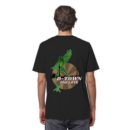 Rising Bird - Maron - Organic Shirt