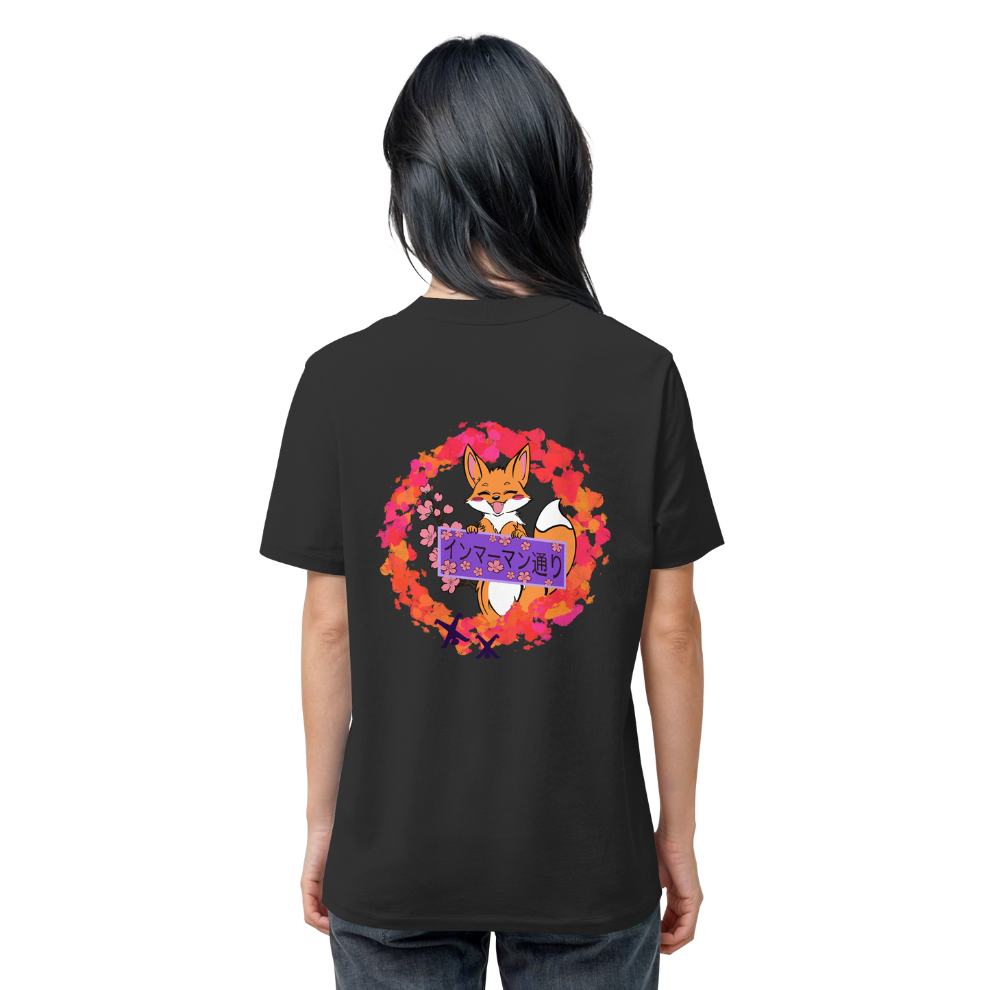 Japan - Fox - Red - Organic Shirt