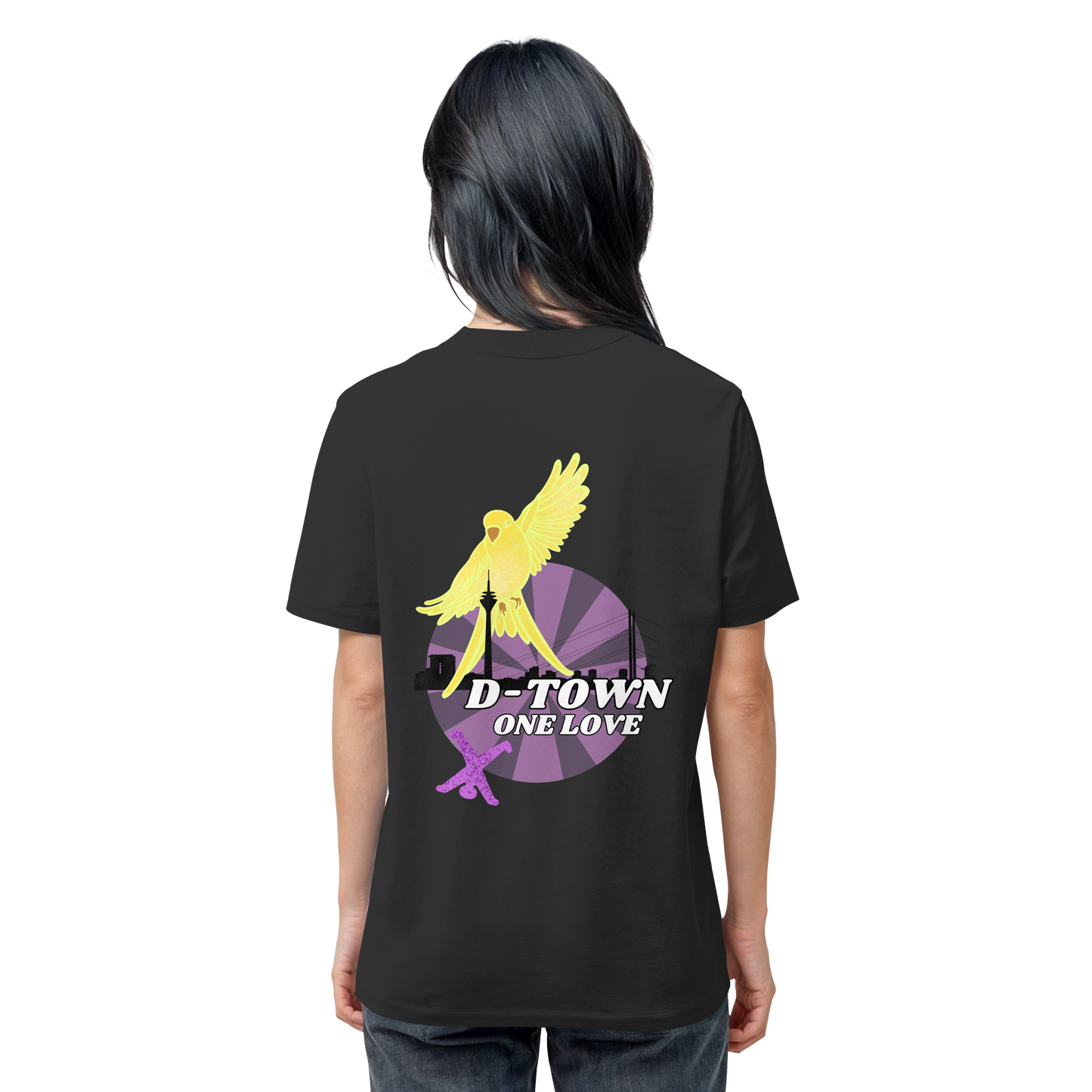 Rising Bird - Yellow - Organic Shirt