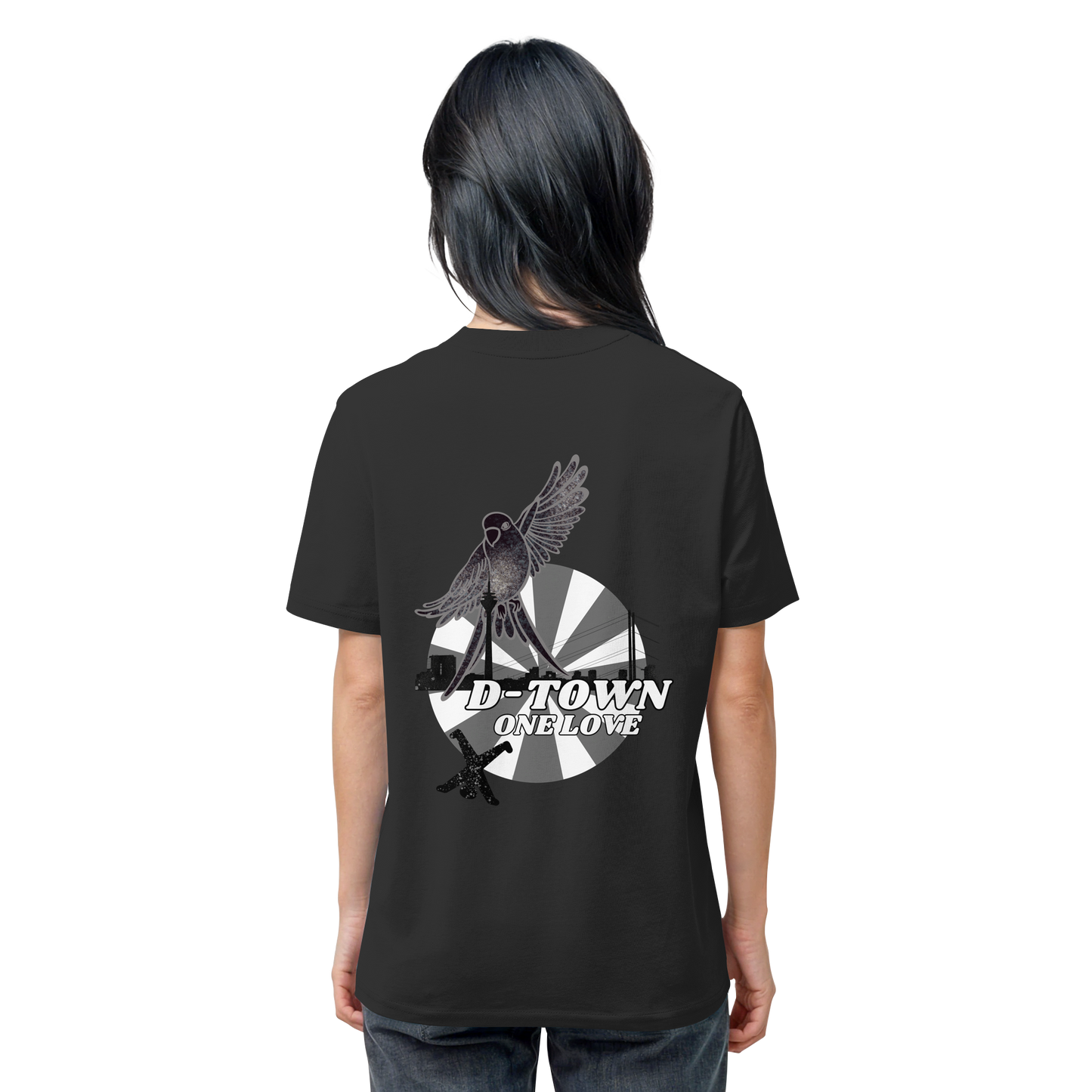 Rising Bird - Monochrome - Organic Shirt