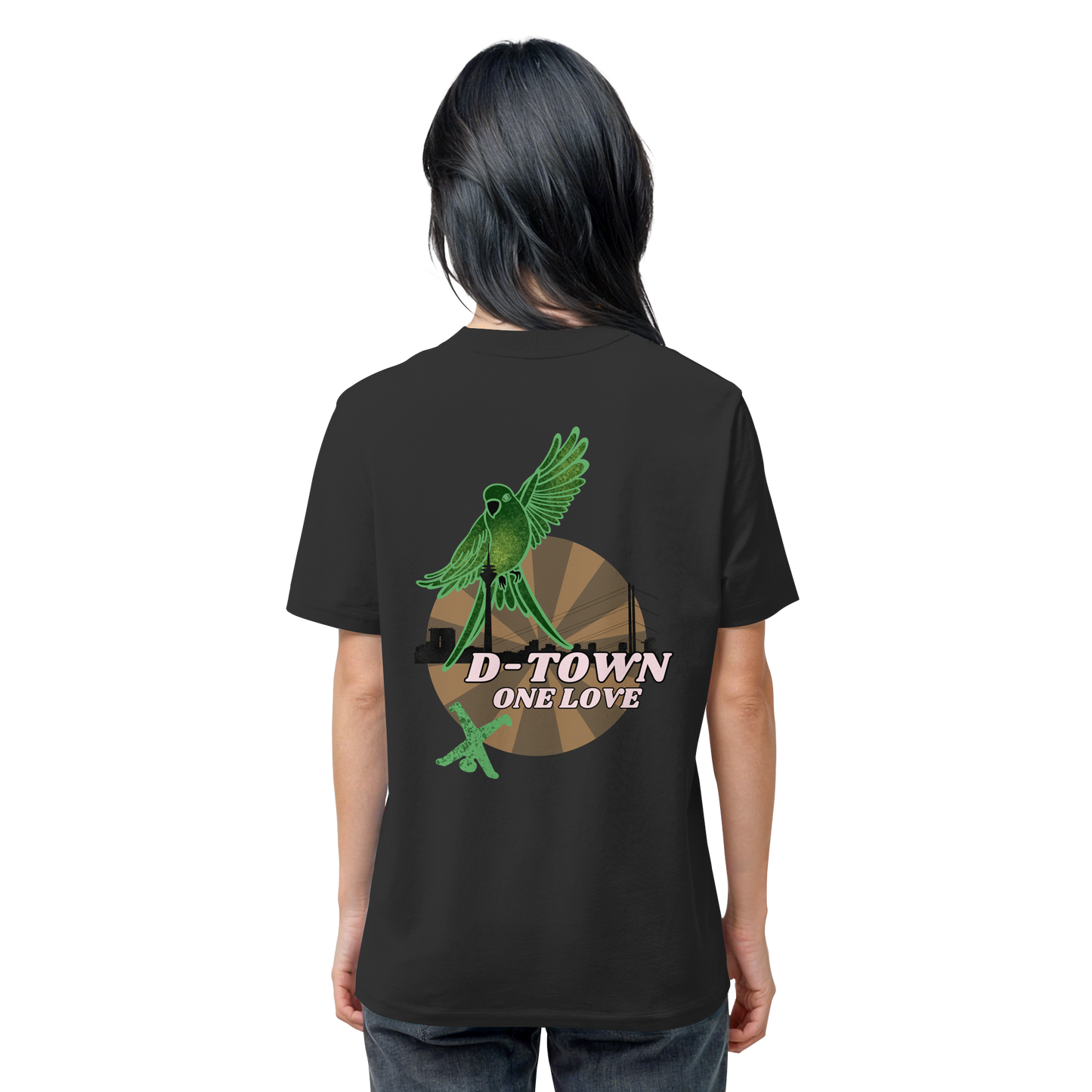 Rising Bird - Maron - Organic Shirt