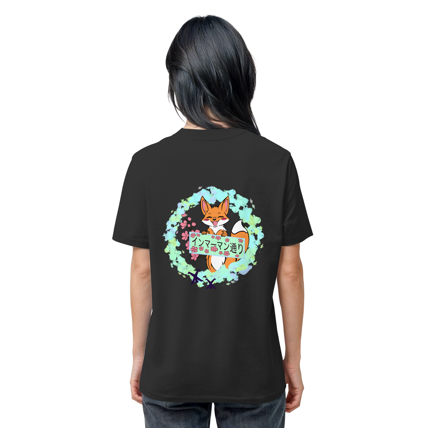Japan - Fox - Green - Organic Shirt