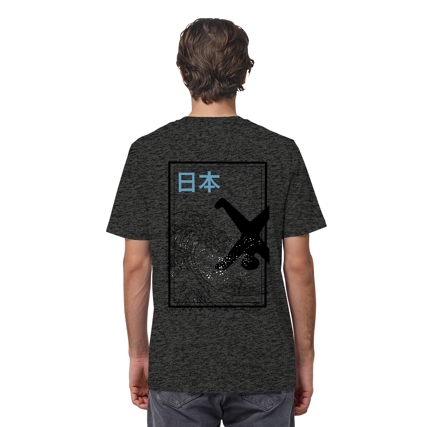 Great Wave - Blue - Organic Shirt