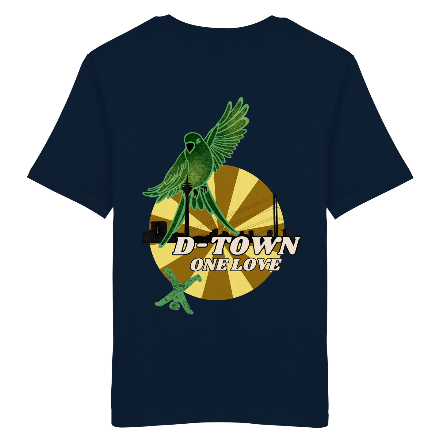 Rising Bird - Green - Organic Shirt