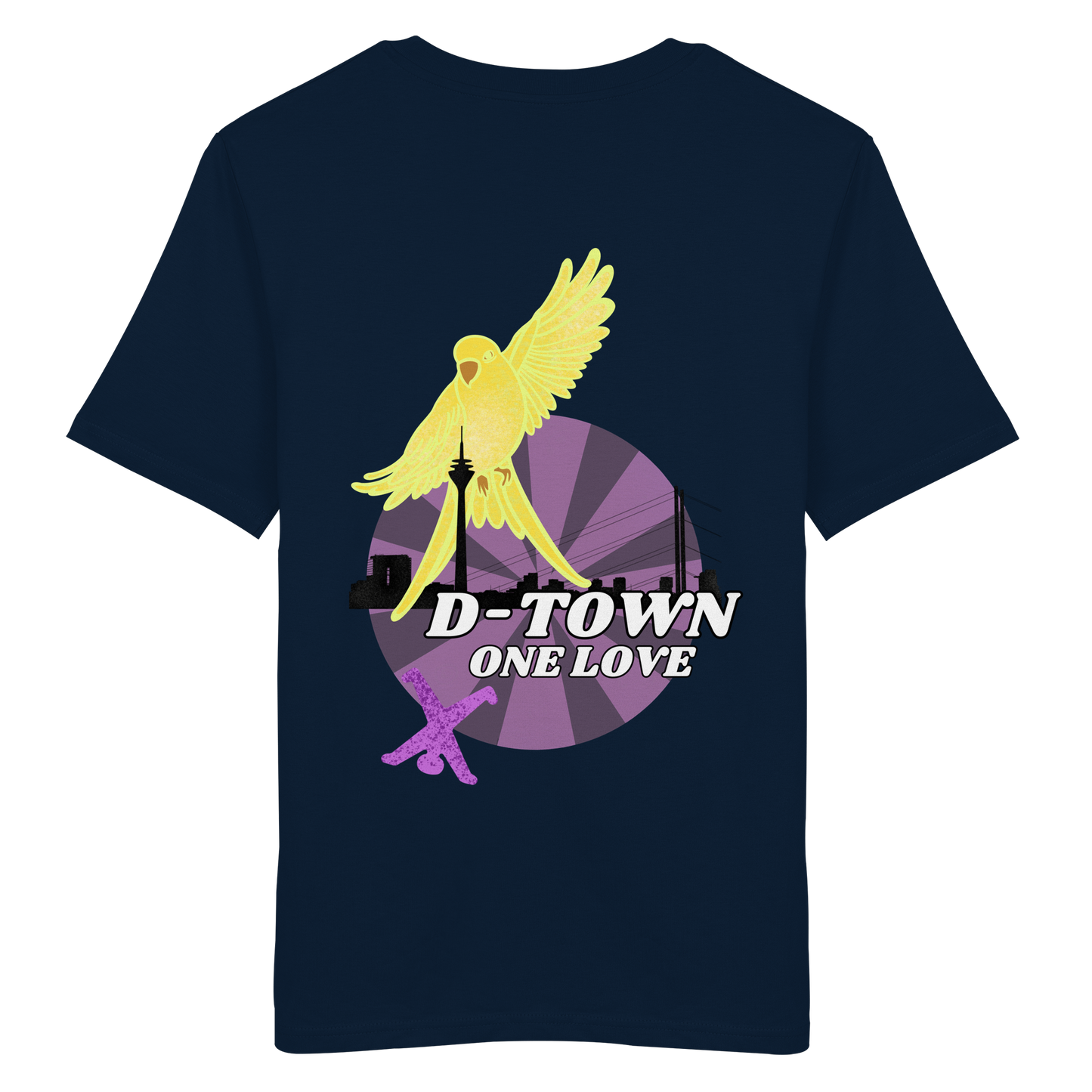 Rising Bird - Yellow - Organic Shirt