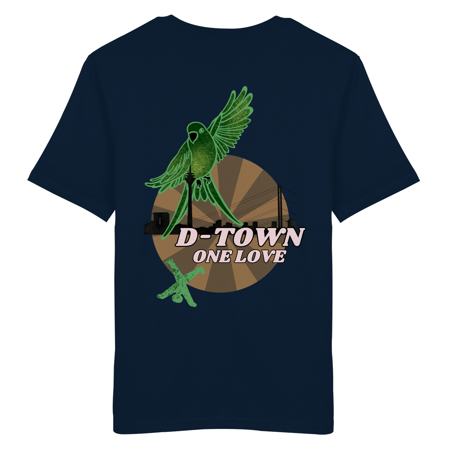 Rising Bird - Maron - Organic Shirt