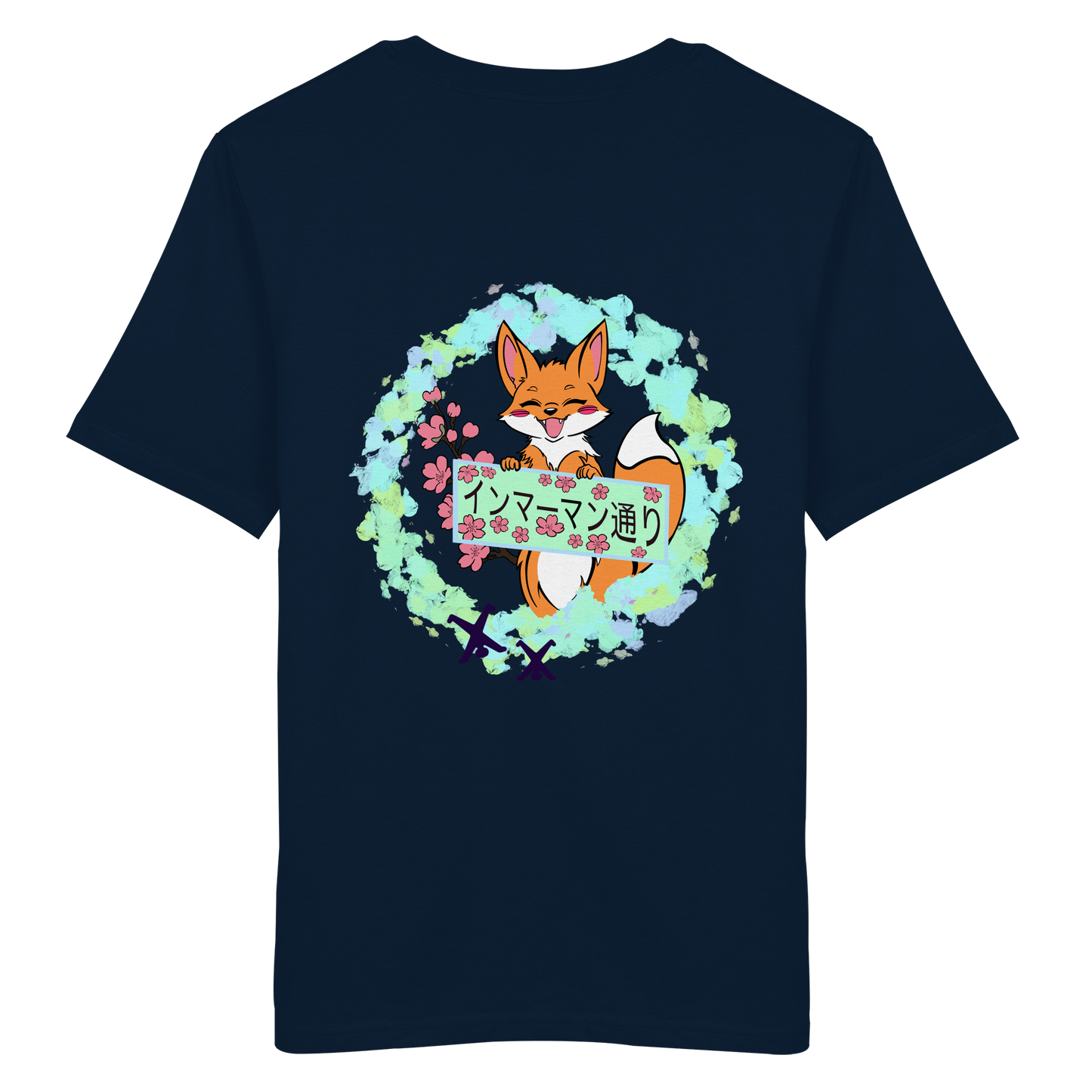 Japan - Fox - Green - Organic Shirt