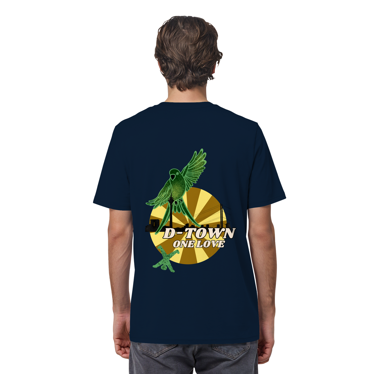 Rising Bird - Green - Organic Shirt