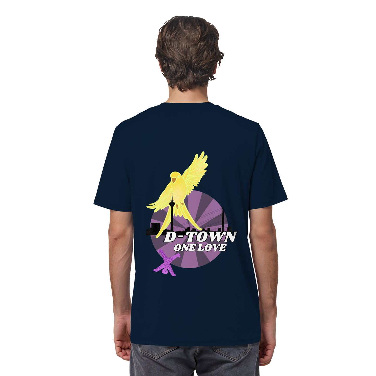 Rising Bird - Yellow - Organic Shirt