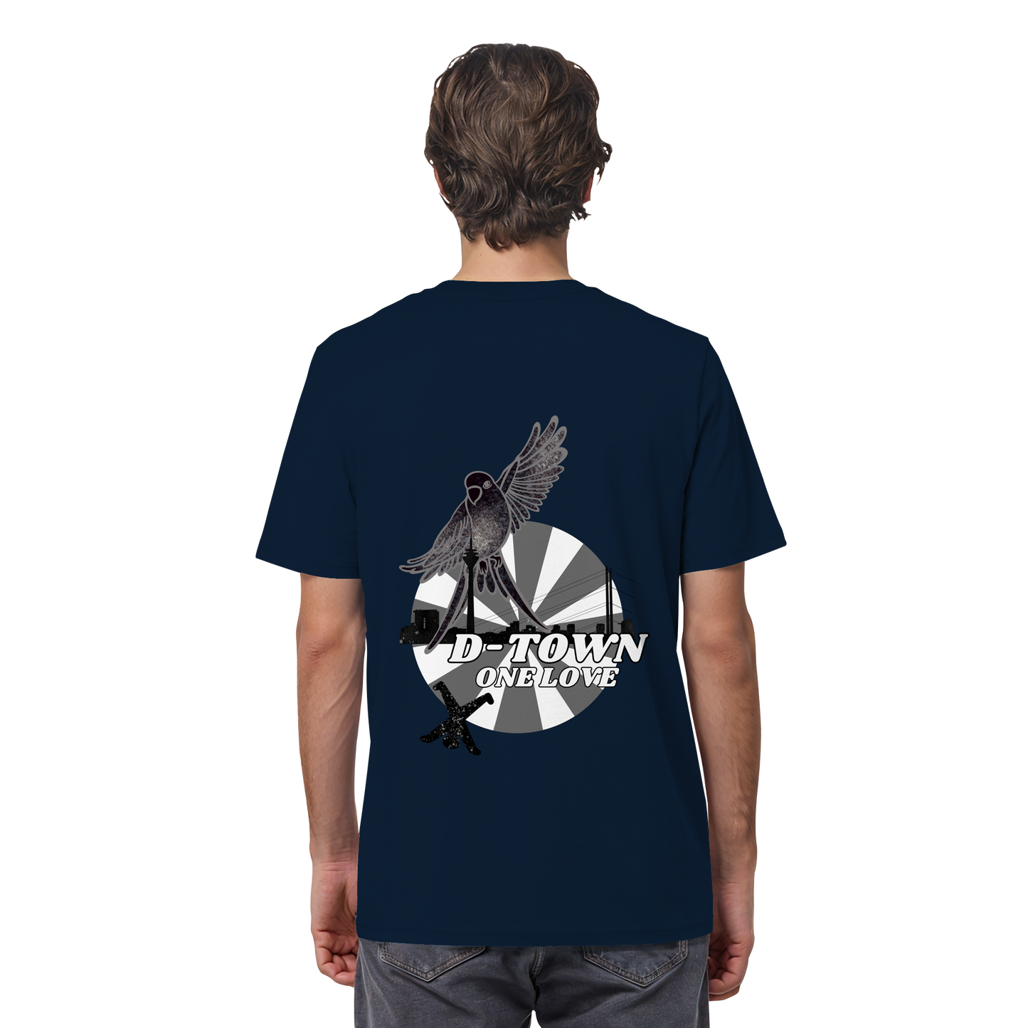 Rising Bird - Monochrome - Organic Shirt