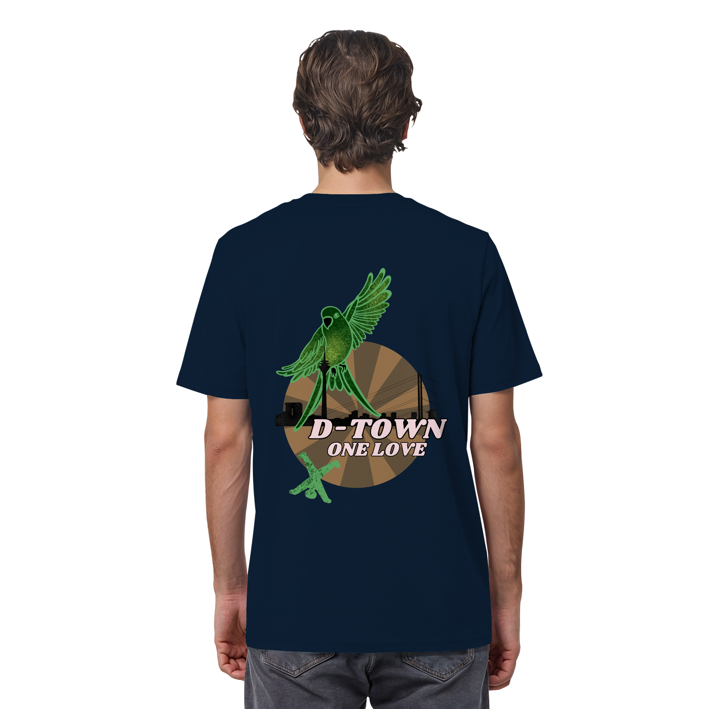 Rising Bird - Maron - Organic Shirt