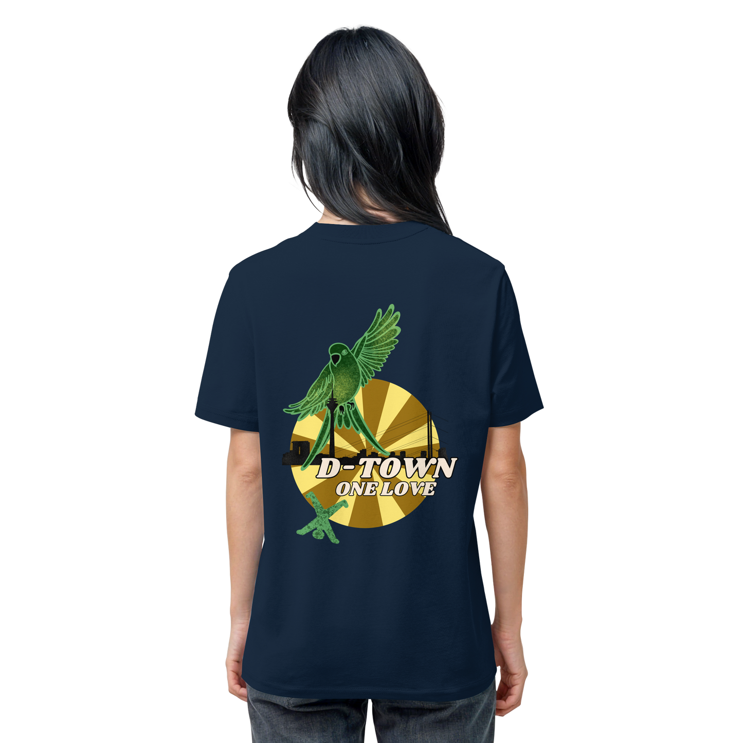 Rising Bird - Green - Organic Shirt