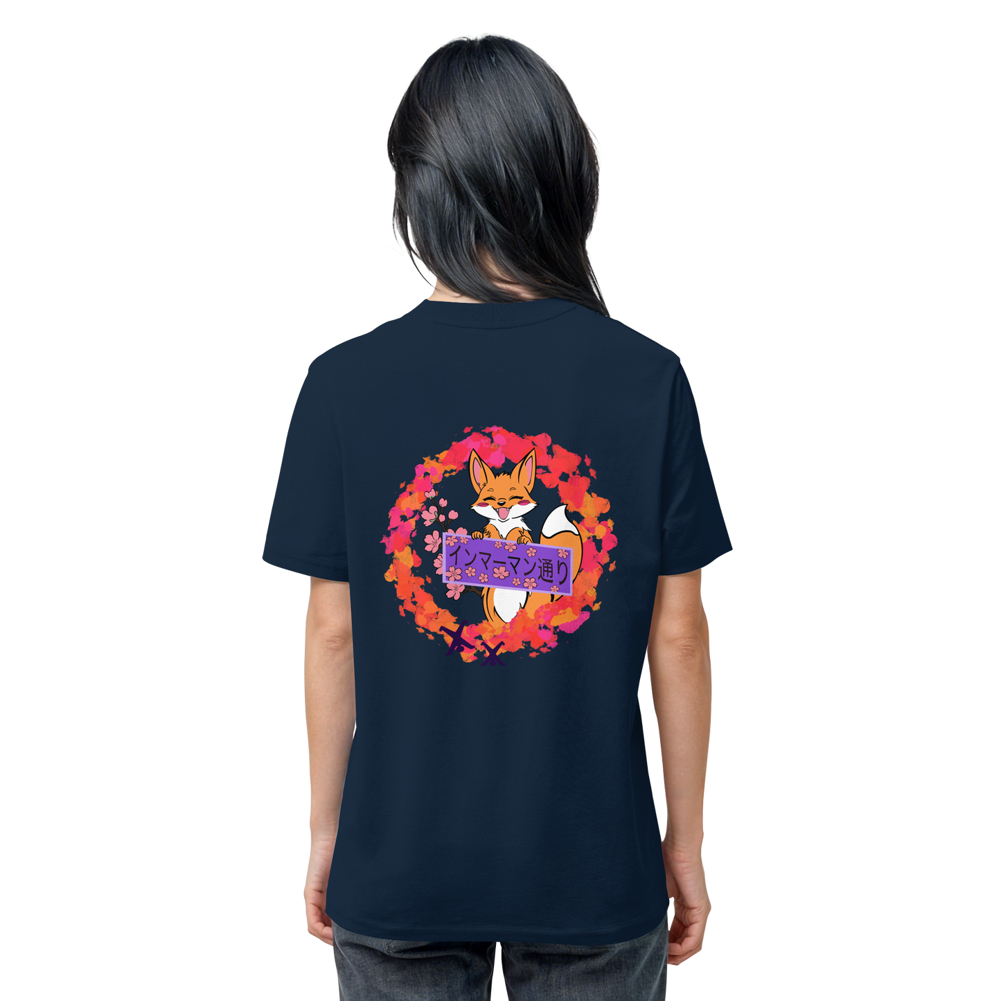 Japan - Fox - Red - Organic Shirt