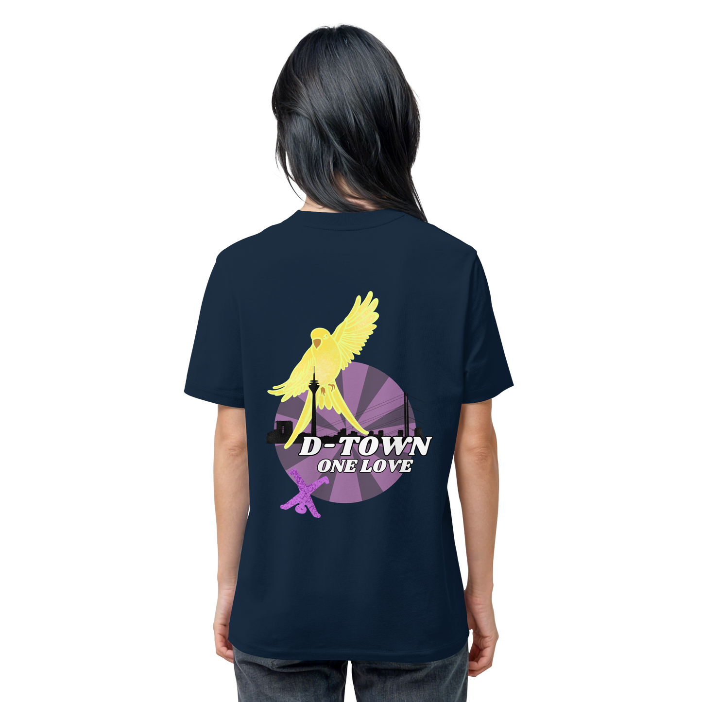 Rising Bird - Yellow - Organic Shirt