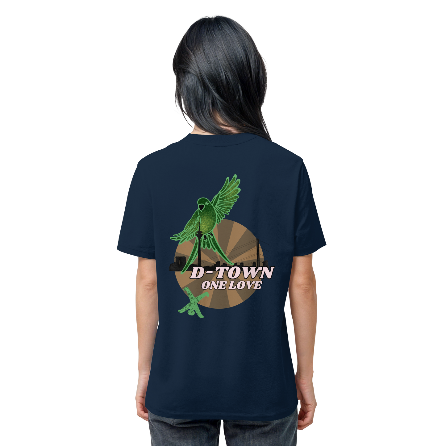 Rising Bird - Maron - Organic Shirt