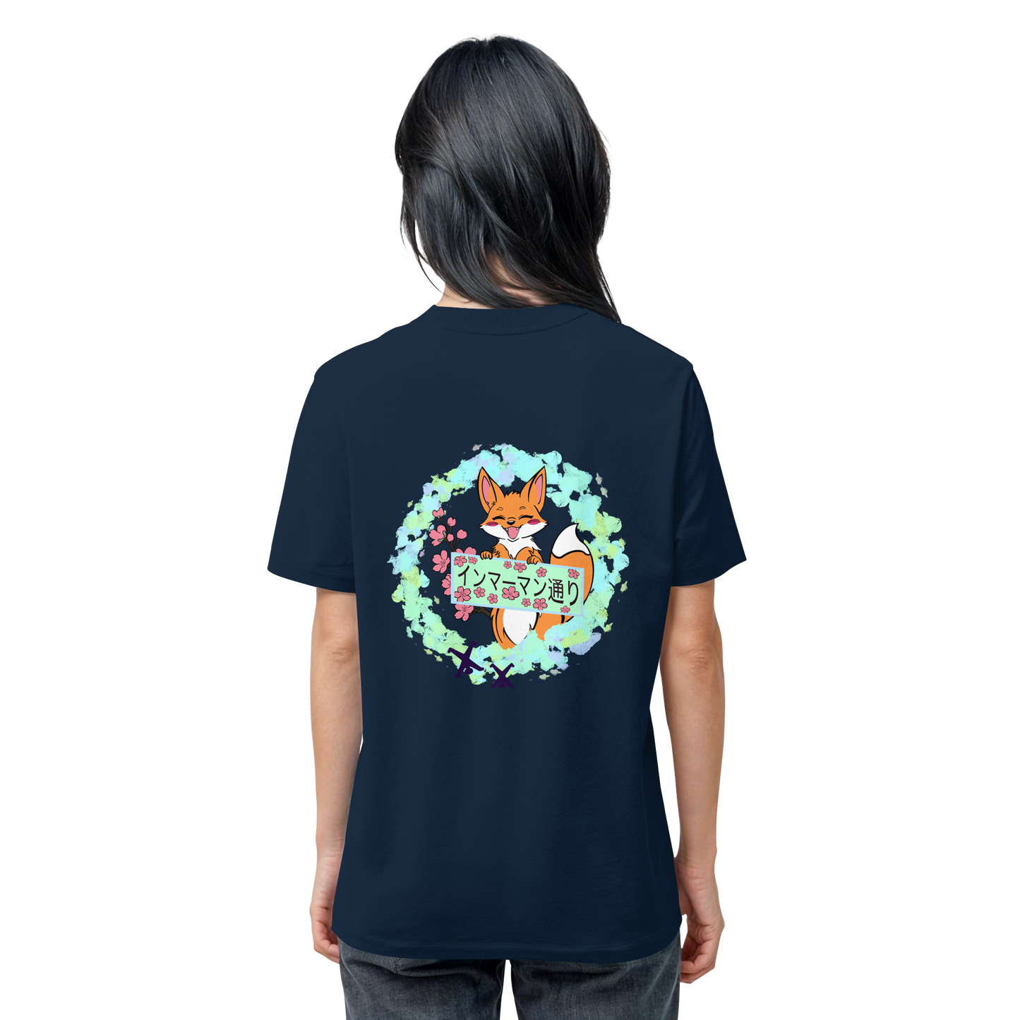 Japan - Fox - Green - Organic Shirt