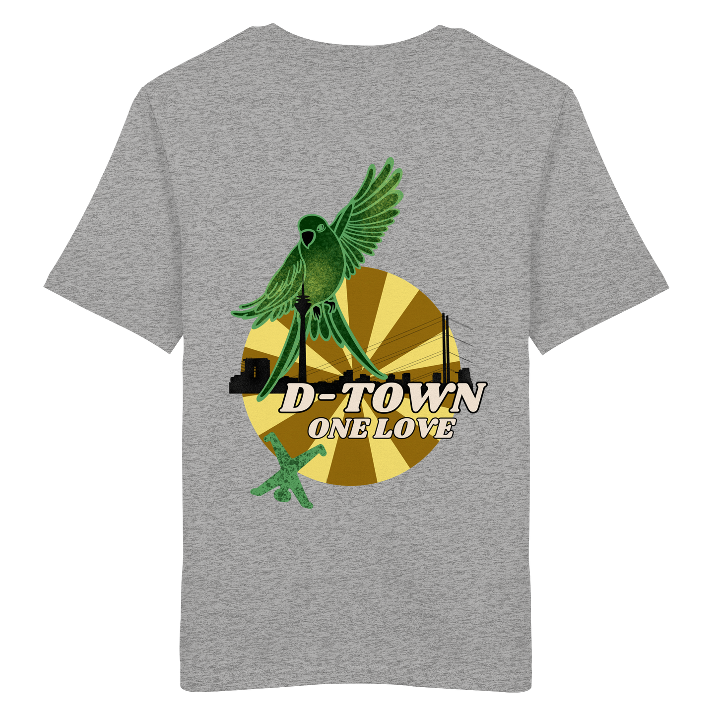 Rising Bird - Green - Organic Shirt