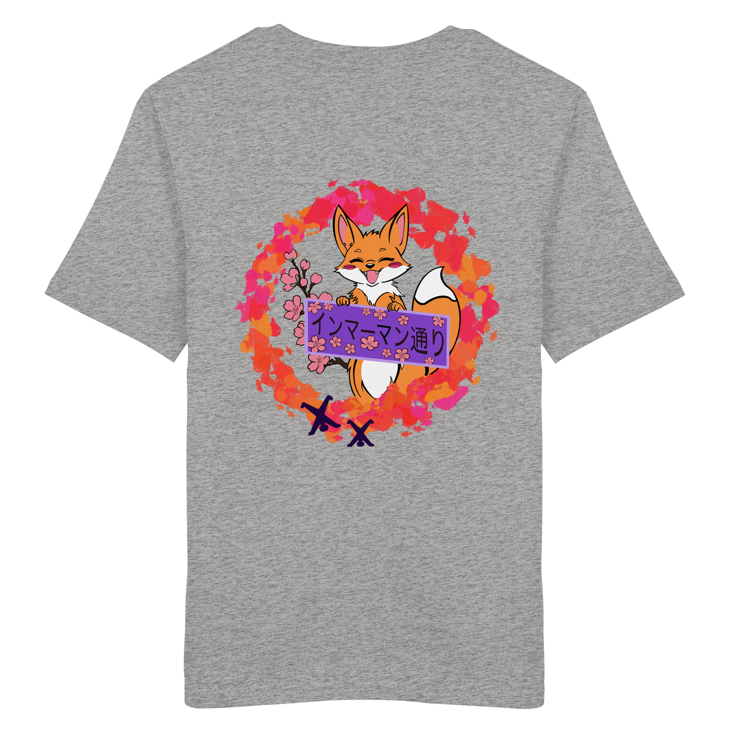Japan - Fox - Red - Organic Shirt