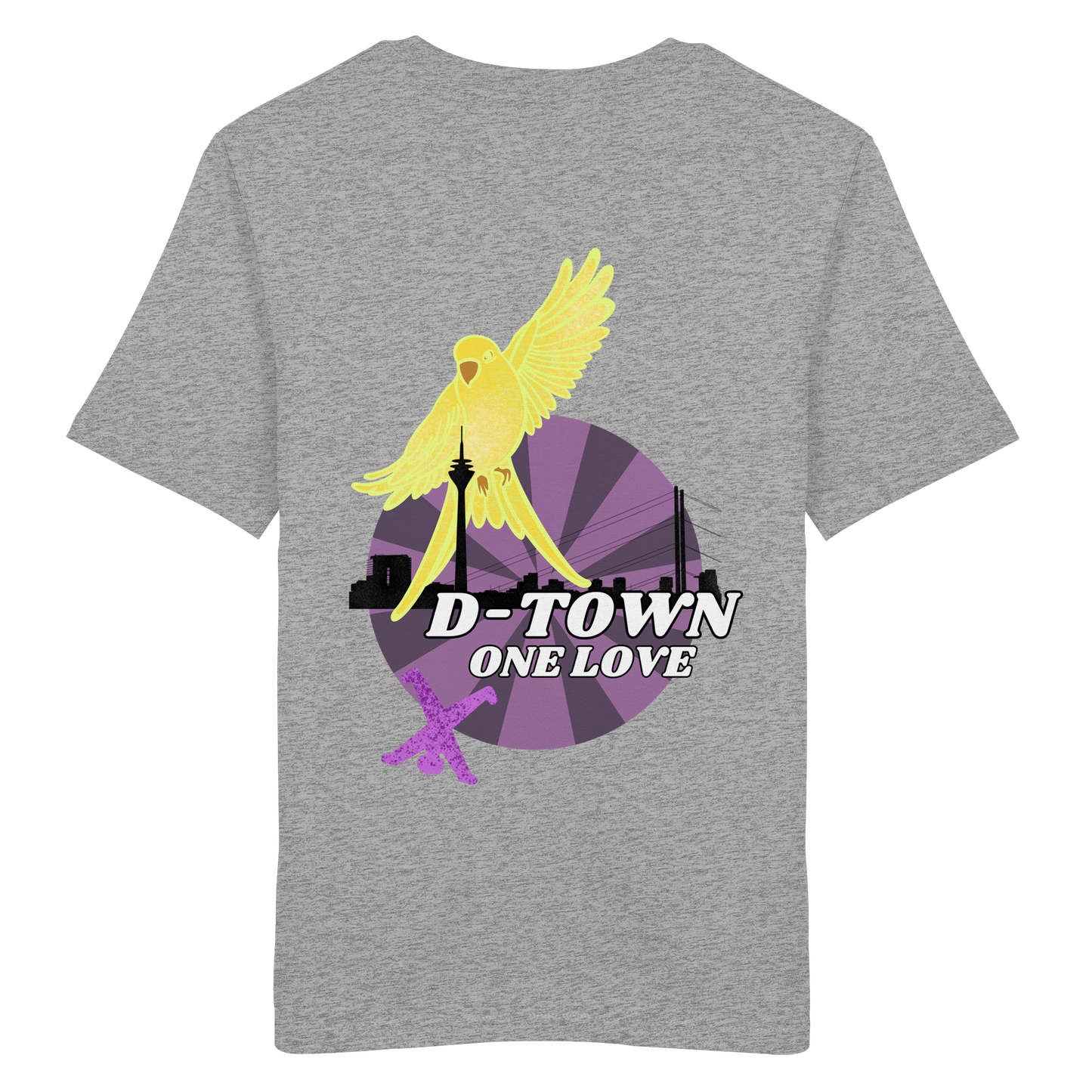 Rising Bird - Yellow - Organic Shirt
