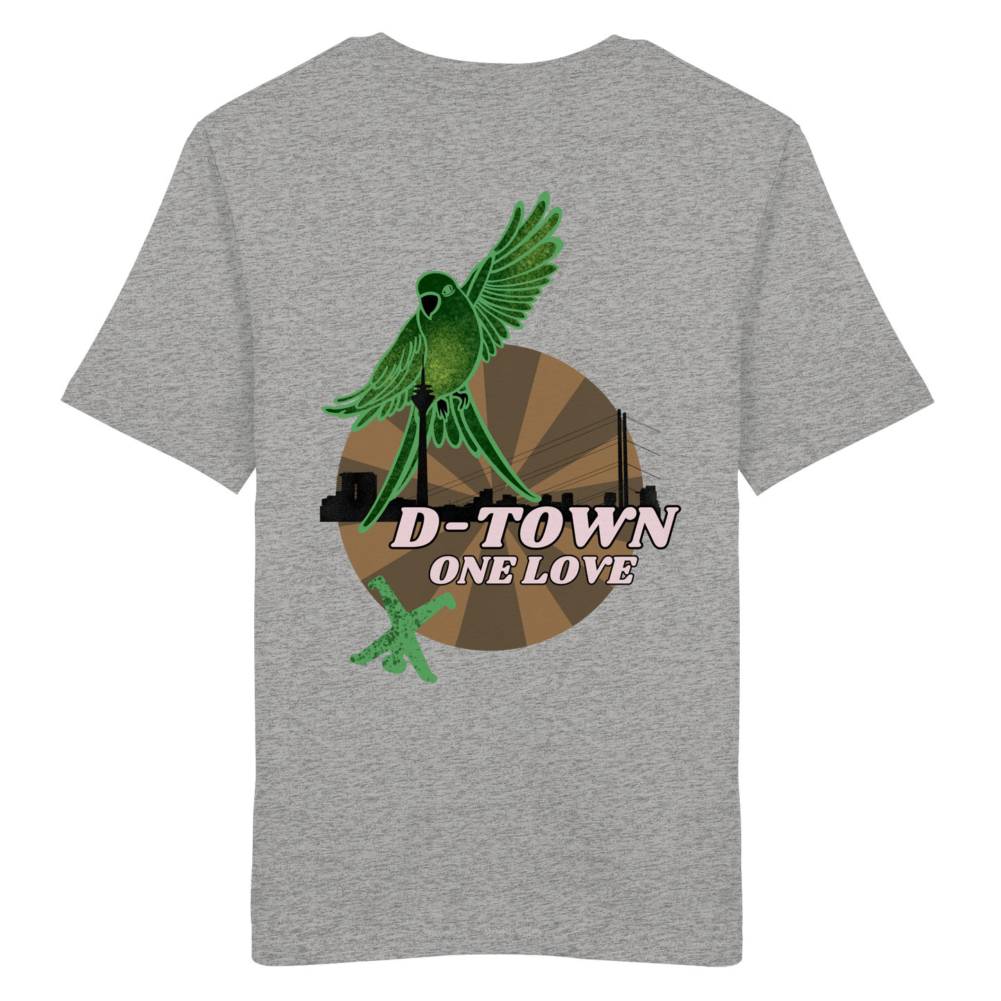 Rising Bird - Maron - Organic Shirt