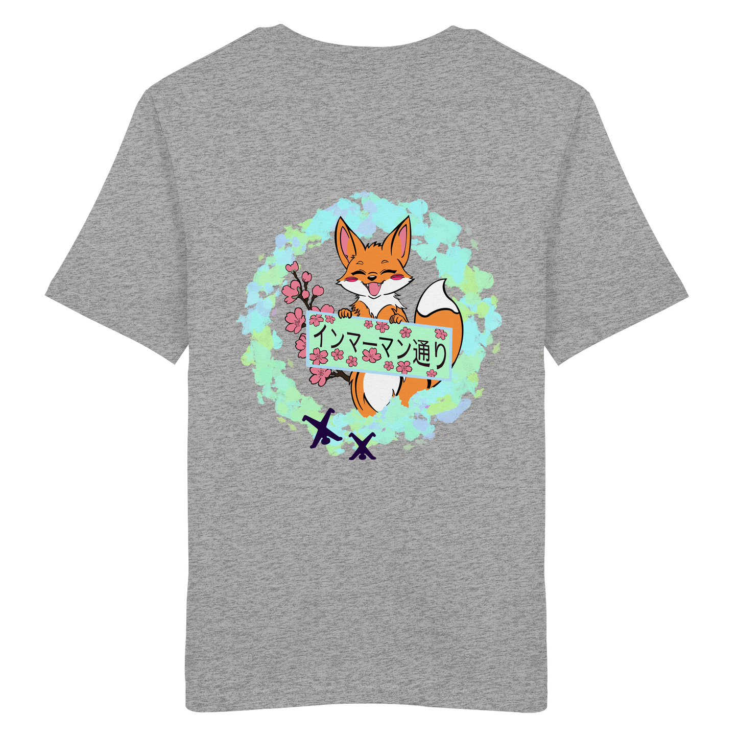 Japan - Fox - Green - Organic Shirt