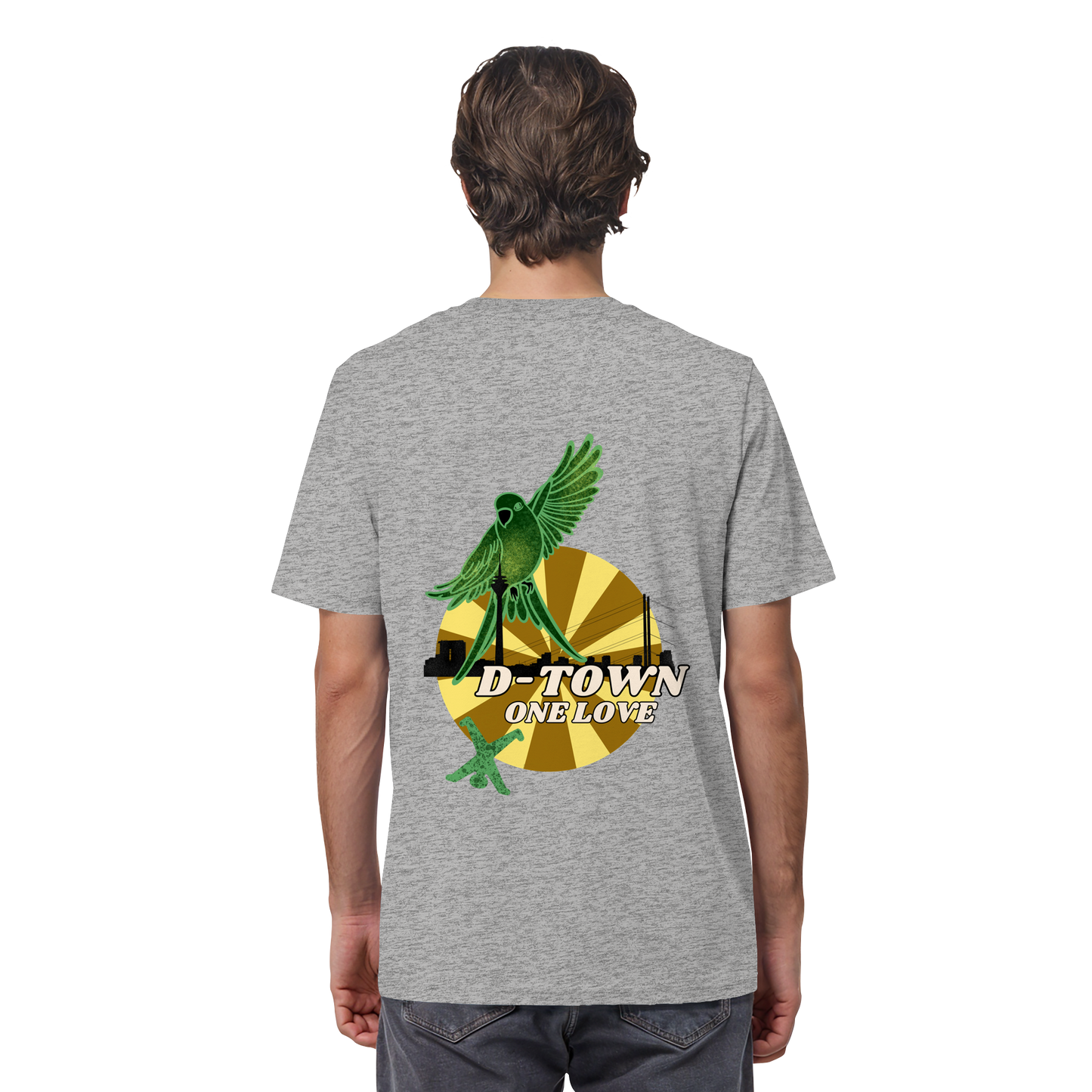 Rising Bird - Green - Organic Shirt