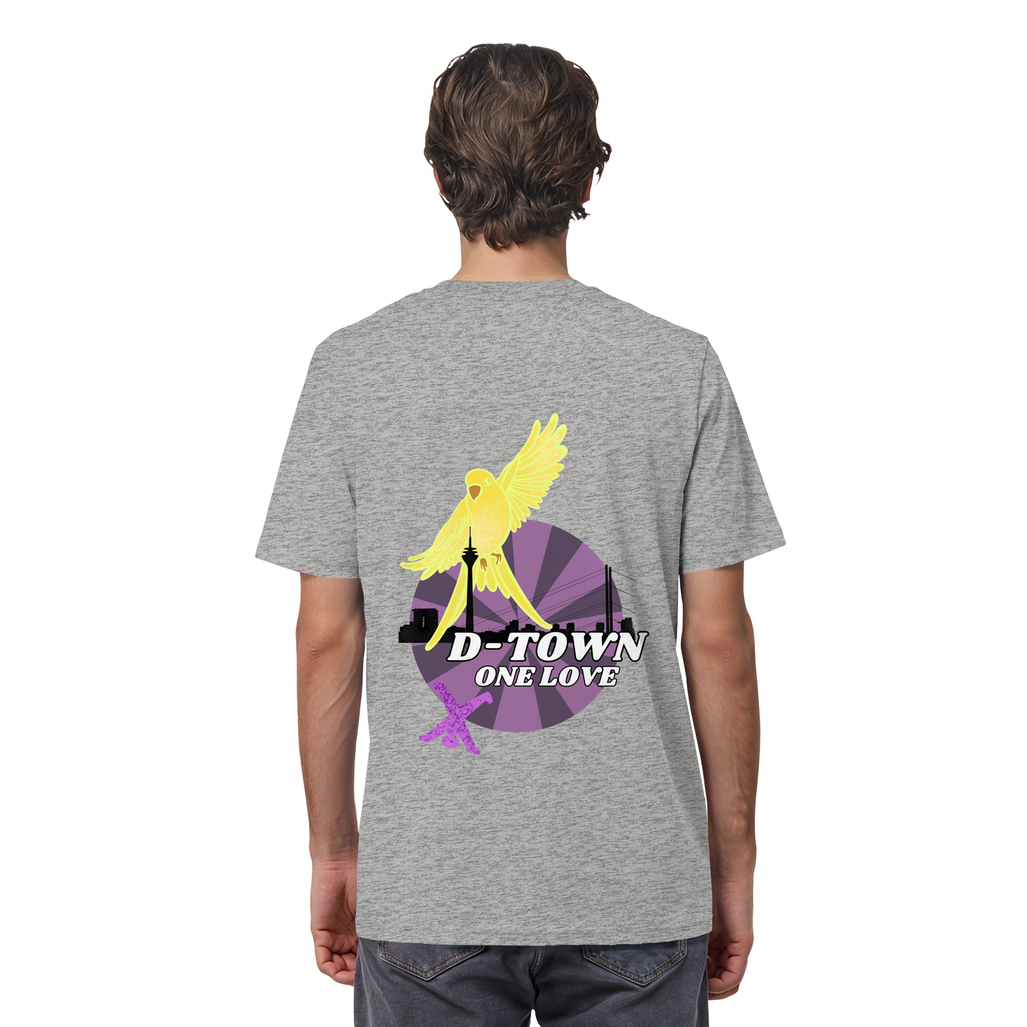 Rising Bird - Yellow - Organic Shirt