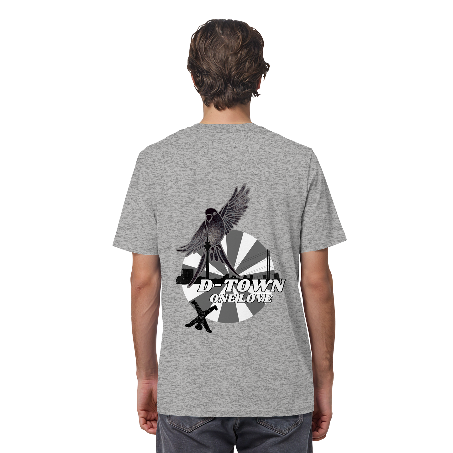 Rising Bird - Monochrome - Organic Shirt