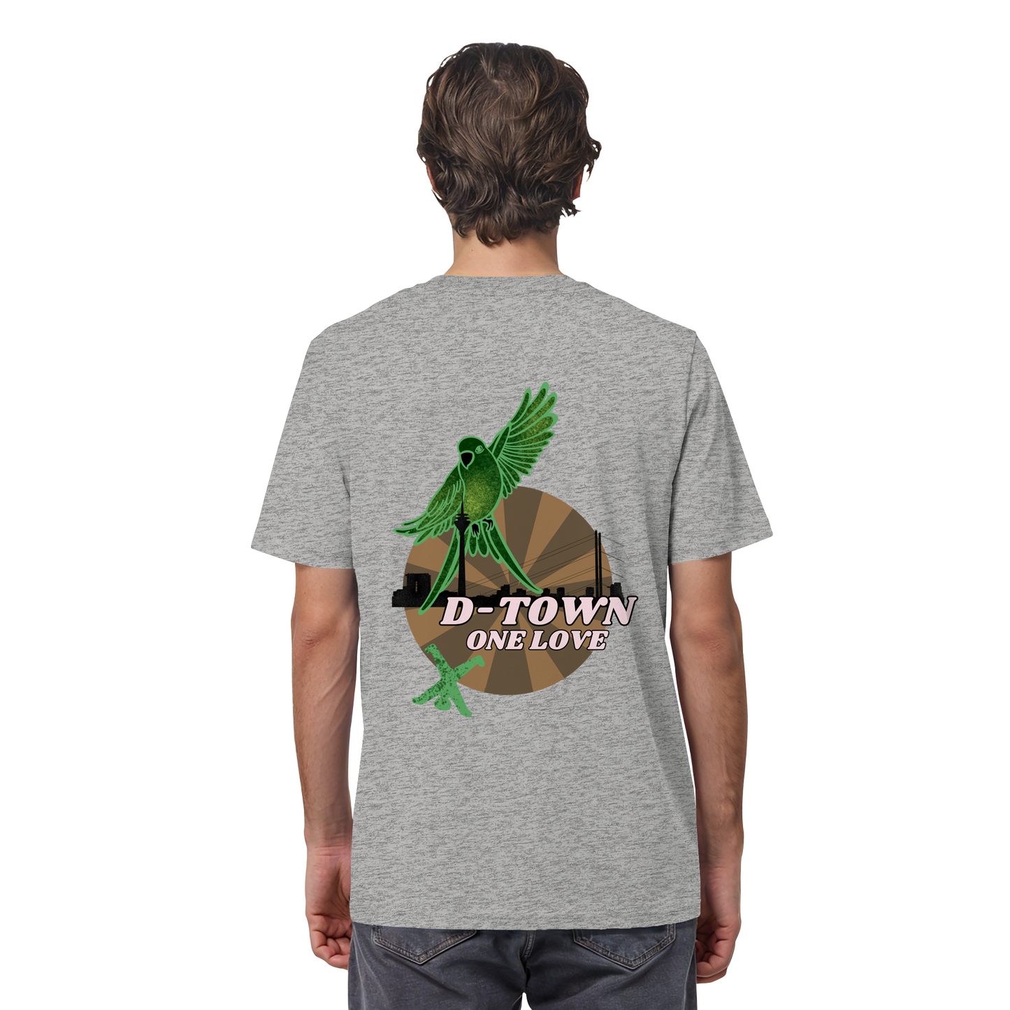 Rising Bird - Maron - Organic Shirt