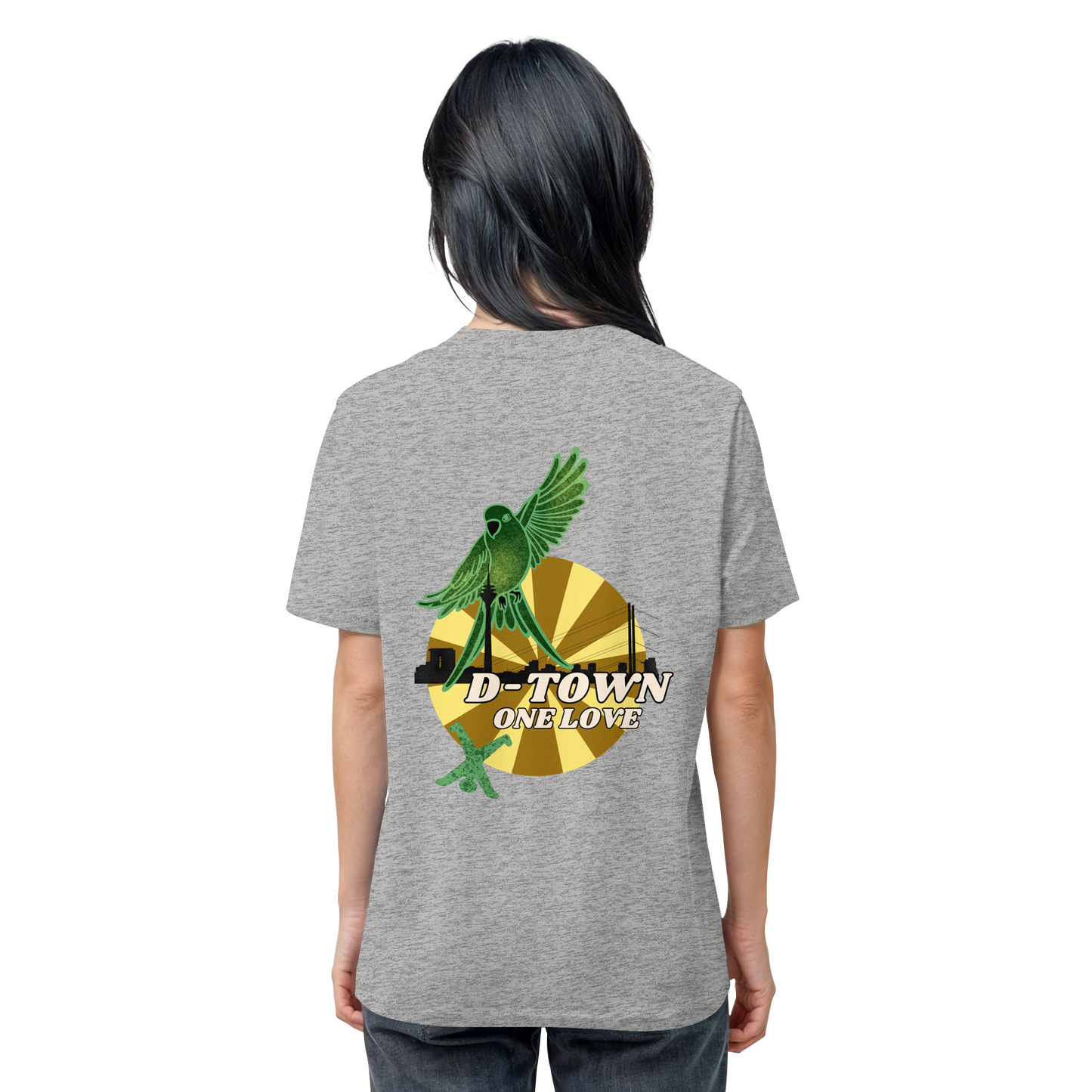 Rising Bird - Green - Organic Shirt